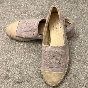 CHANEL Lavender Espadrilles